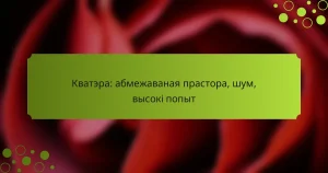 Кватэра: абмежаваная прастора, шум, высокі попыт