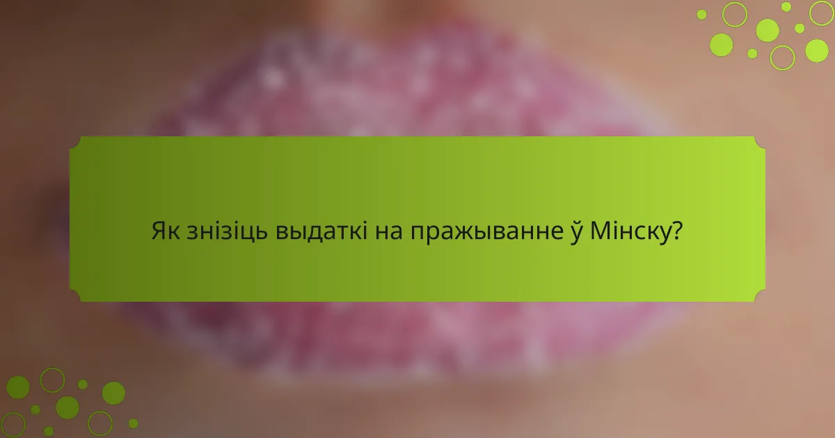 Як знізіць выдаткі на пражыванне ў Мінску?